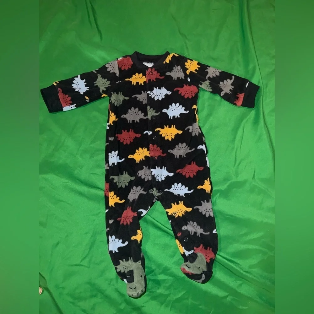 Carter's Multicolor Dinosaur Footie Pajama size 3-6 Month